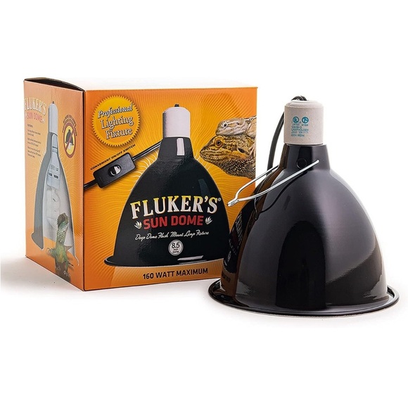 Fluker's Sun Dome Reptile Lamp - Deep Dome Flush Mount Light Fixture, - Picture 3 of 5